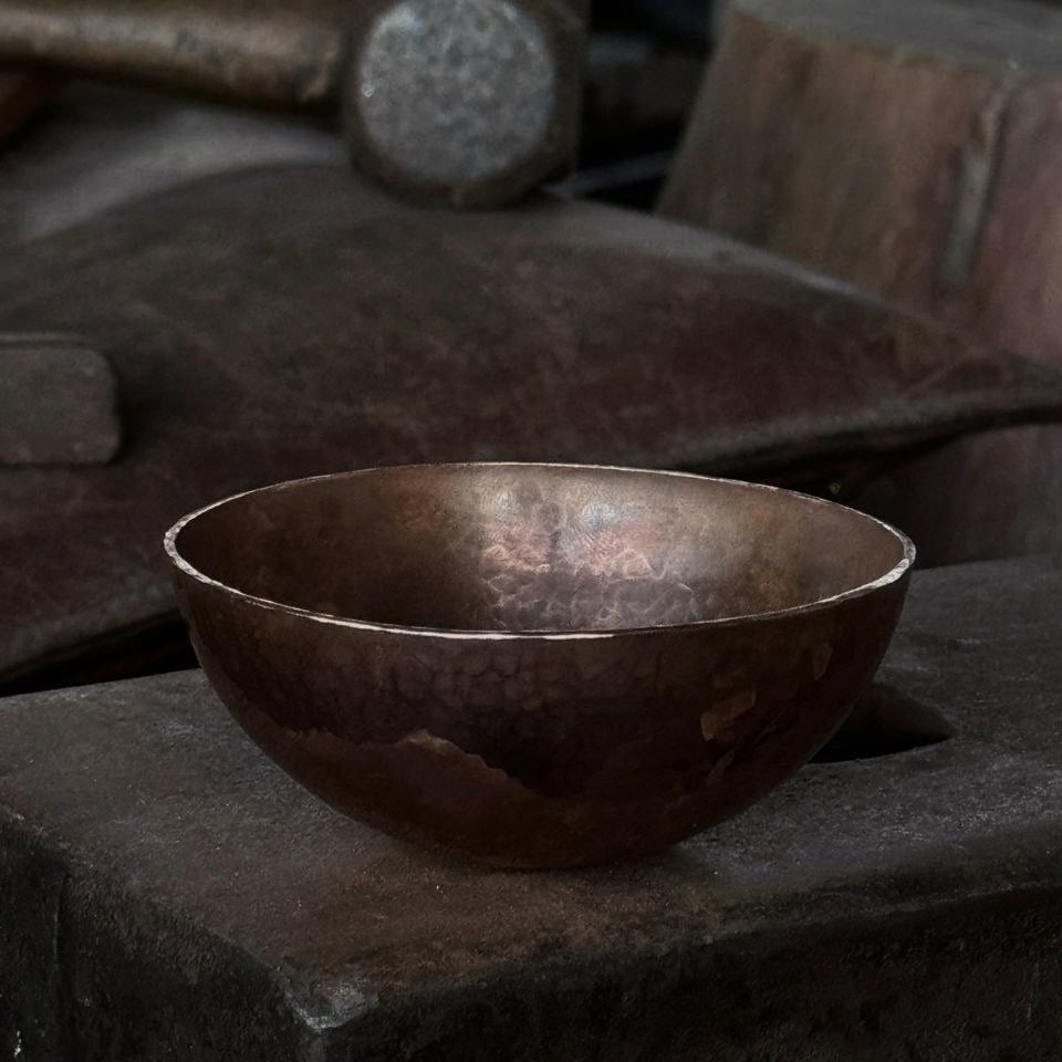 Hammer a Copper Bowl